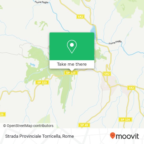 Strada Provinciale Torricella map