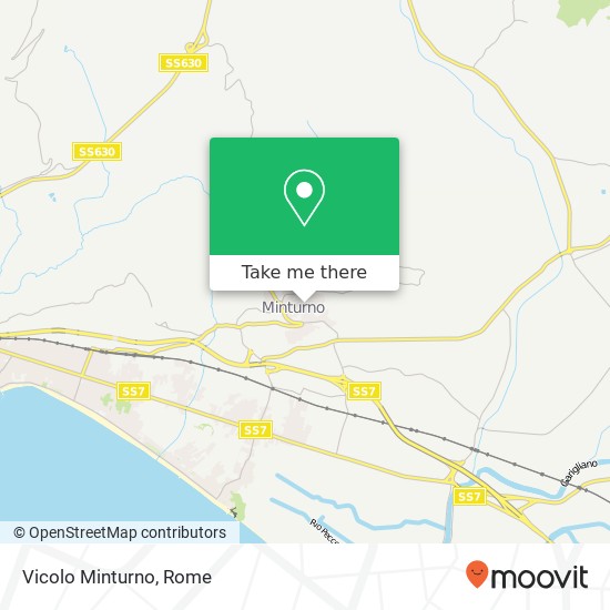 Vicolo Minturno map