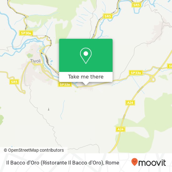 Il Bacco d'Oro map