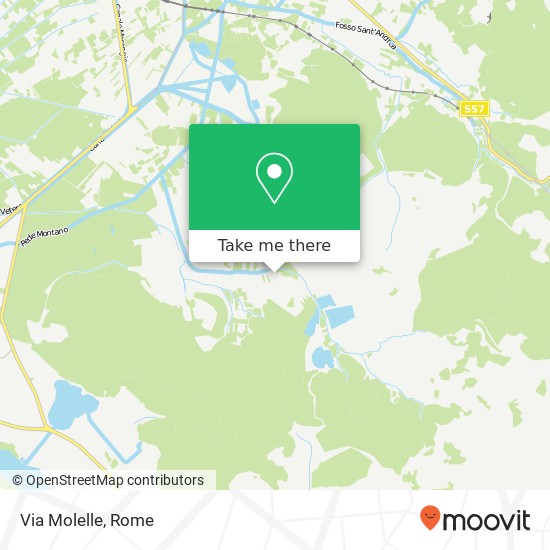 Via Molelle map