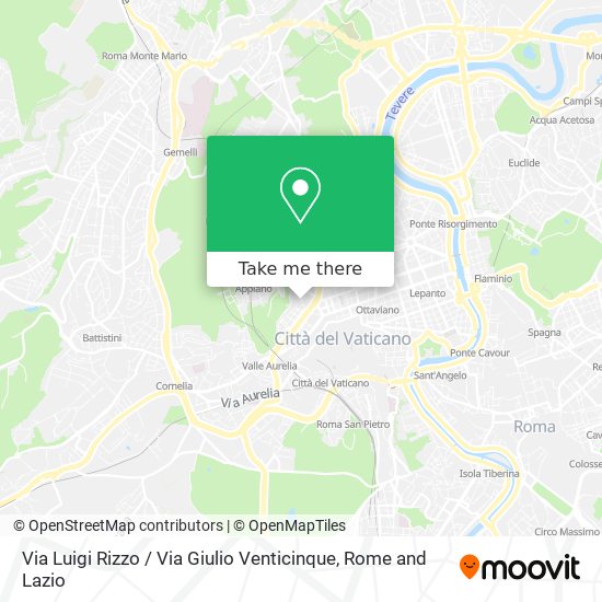 Via Luigi Rizzo / Via Giulio Venticinque map