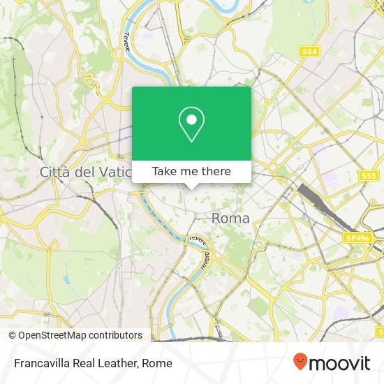 Francavilla Real Leather map