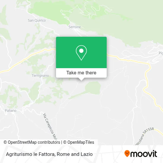 Agriturismo le Fattora map