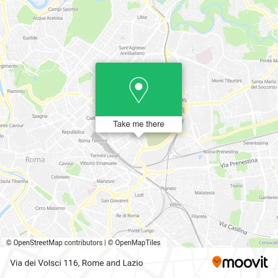 Volsci Street 116 map