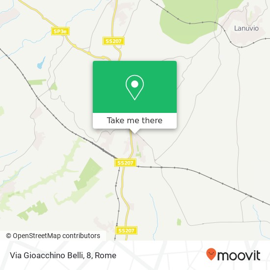 Via Gioacchino Belli, 8 map