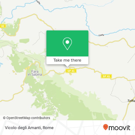 Vicolo degli Amanti map