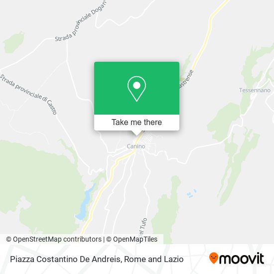 Piazza Costantino De Andreis map
