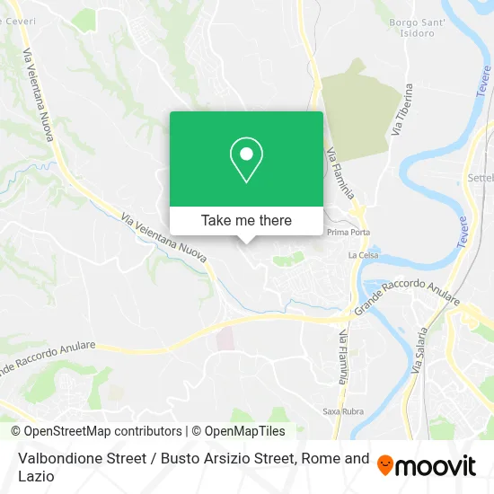 Valbondione Street / Busto Arsizio Street map