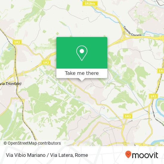 Via Vibio Mariano / Via Latera map