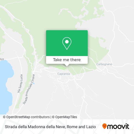 Strada della Madonna della Neve map
