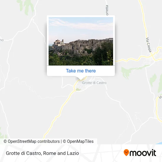 Grotte di Castro map