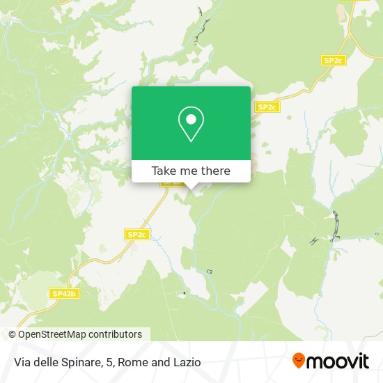 Via delle Spinare, 5 map