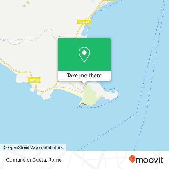 Comune di Gaeta map