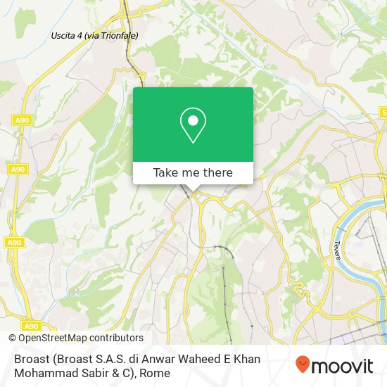 Broast (Broast S.A.S. di Anwar Waheed E Khan Mohammad Sabir & C) map