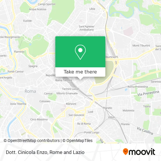 Dr. Enzo Cinicola map