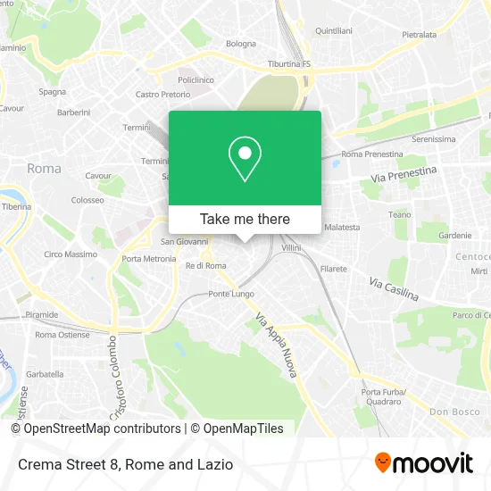 Crema Street 8 map