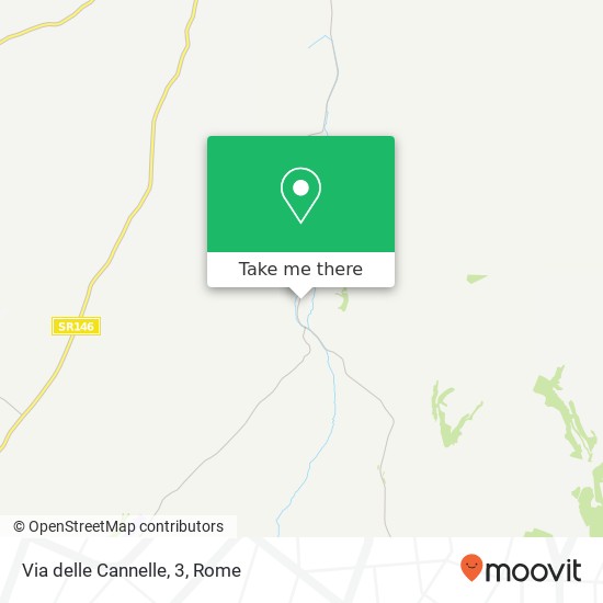 Via delle Cannelle, 3 map