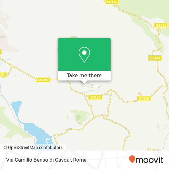 Via Camillo Benso di Cavour map