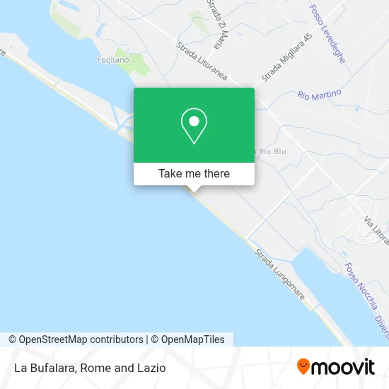 La Bufalara map