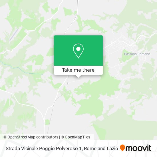 Strada Vicinale Poggio Polveroso 1 map