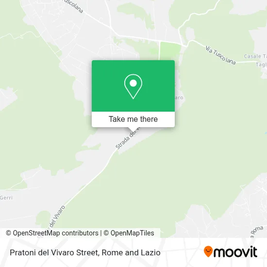 Pratoni del Vivaro Street map