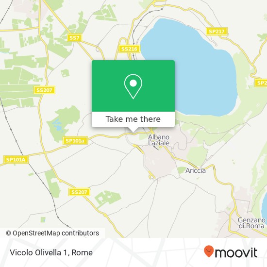 Vicolo Olivella 1 map