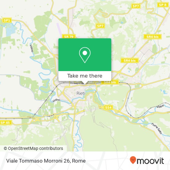 Viale Tommaso Morroni 26 map