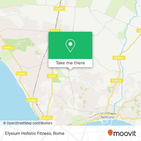 Elysium Holistic Fitness map