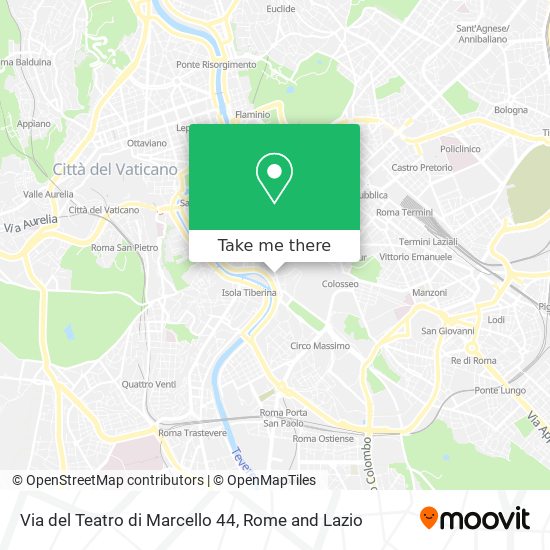Via del Teatro di Marcello  44 map