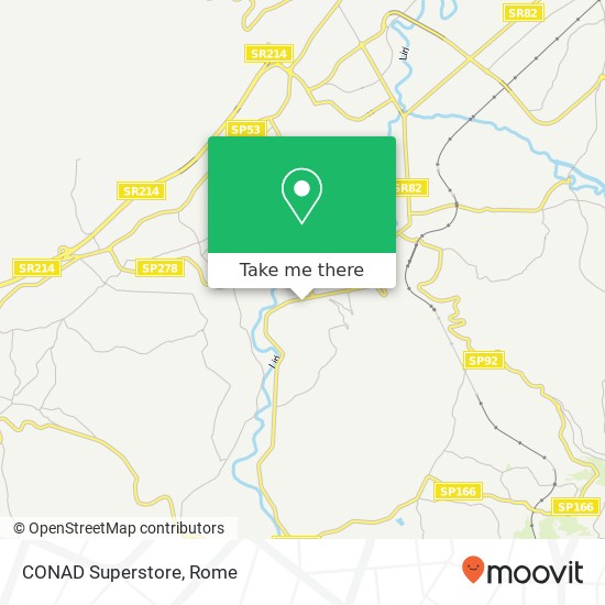 CONAD Superstore map