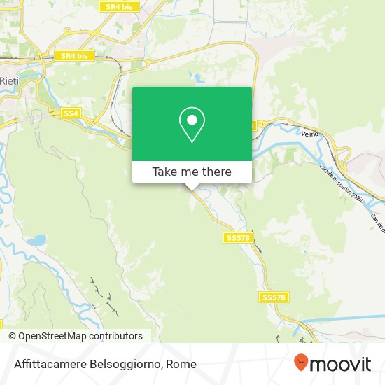 Affittacamere Belsoggiorno map