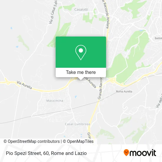 Pio Spezi Street, 60 map