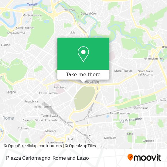 Piazza Carlomagno map