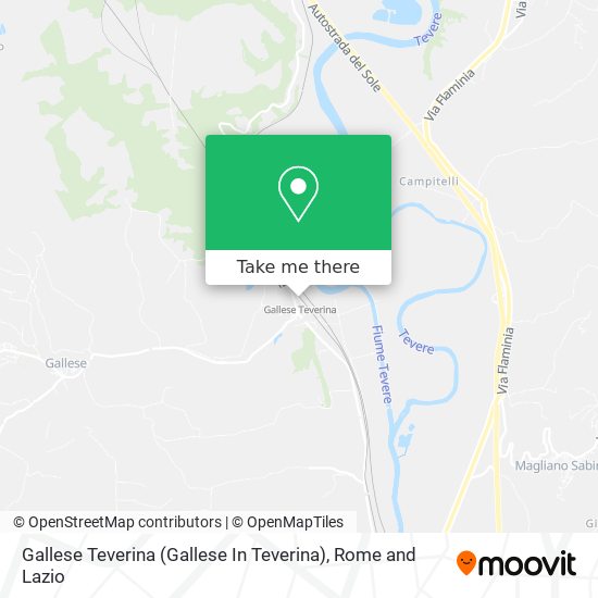 Gallese Teverina (Gallese In Teverina) map