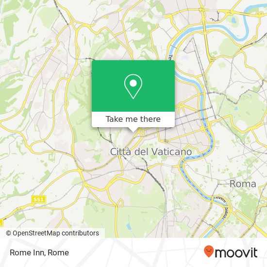 Rome Inn map