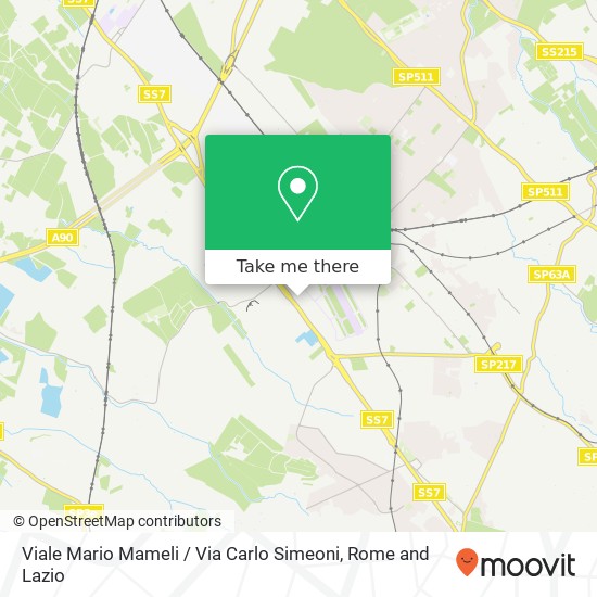 Viale Mario Mameli / Via Carlo Simeoni map