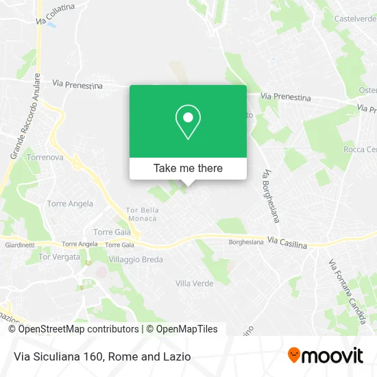 Via Siculiana 160 map