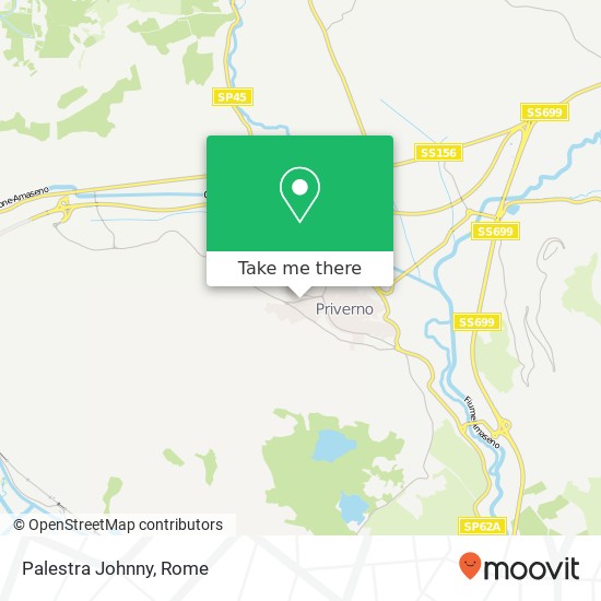 Palestra Johnny map