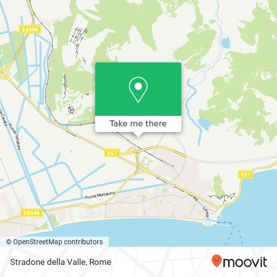 Stradone della Valle map