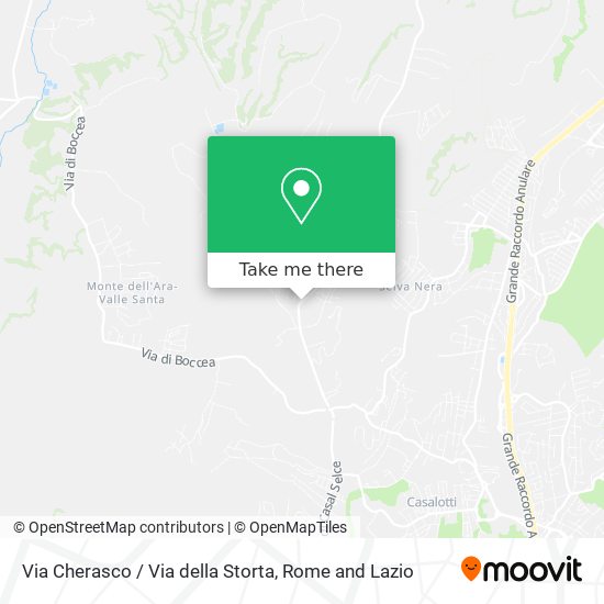 Via Cherasco / Via della Storta map