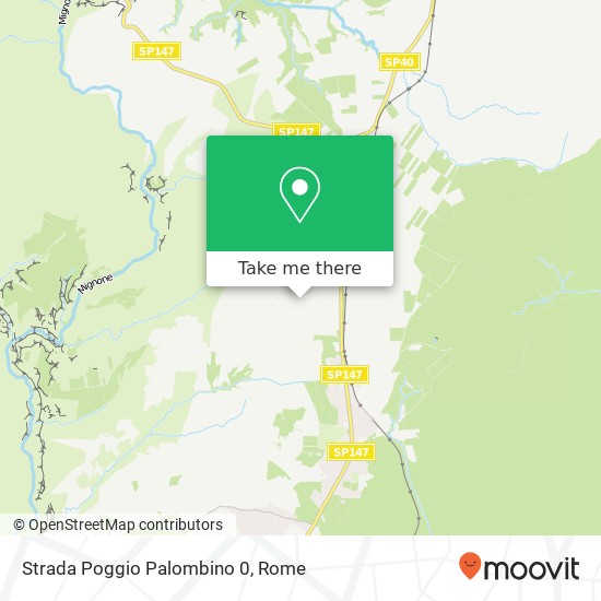 Strada Poggio Palombino 0 map