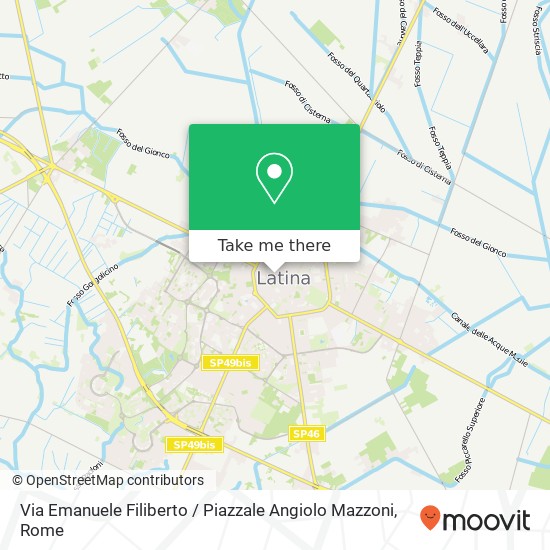 Via Emanuele Filiberto / Piazzale Angiolo Mazzoni map