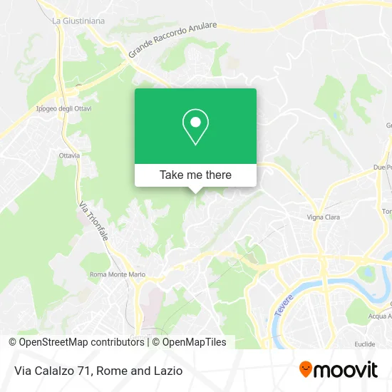 Via Calalzo 71 map