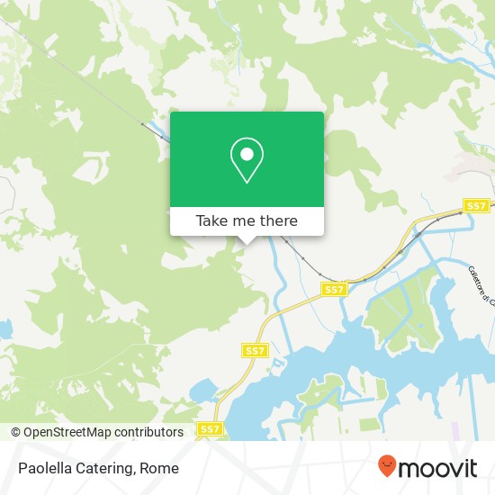 Paolella Catering map