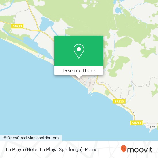 La Playa (Hotel La Playa Sperlonga) map