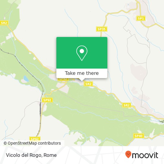 Vicolo del Rogo map