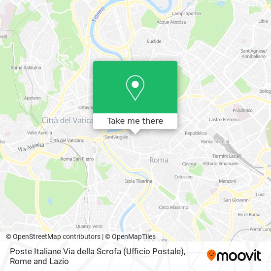 Poste Italiane Via della Scrofa (Ufficio Postale) map