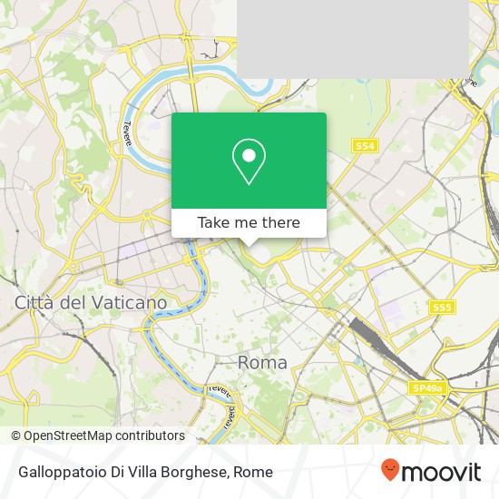 Galloppatoio Di Villa Borghese map