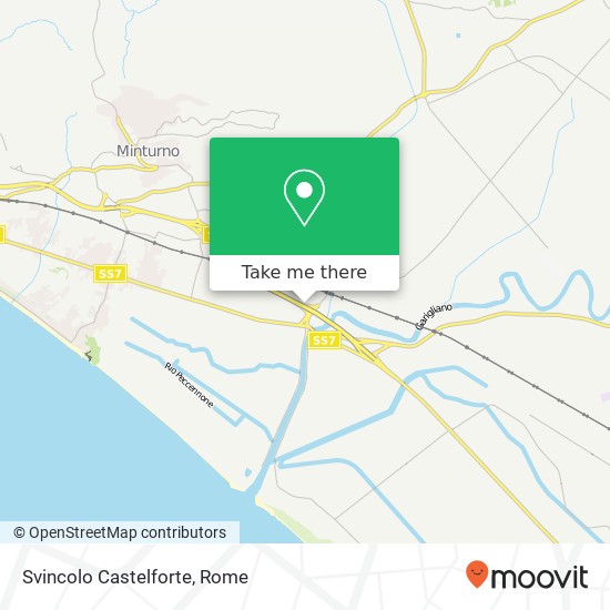 Svincolo Castelforte map