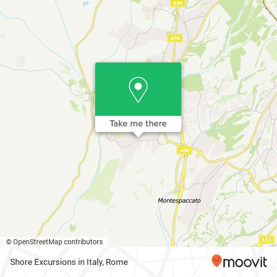 Shore Excursions in Italy map